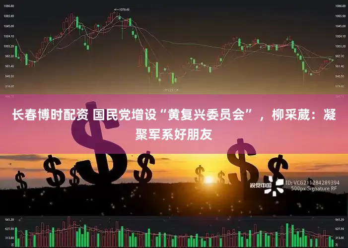 长春博时配资 国民党增设“黄复兴委员会” ，柳采葳：凝聚军系好朋友